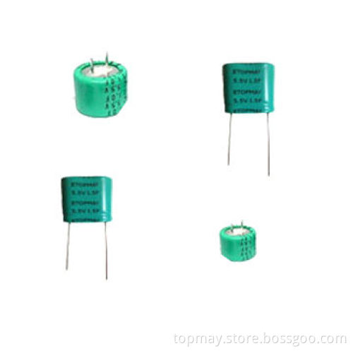 Supercapacitors with Up to 1,000C Discharge Current, Suitable for CMOS, RAM and VCRs